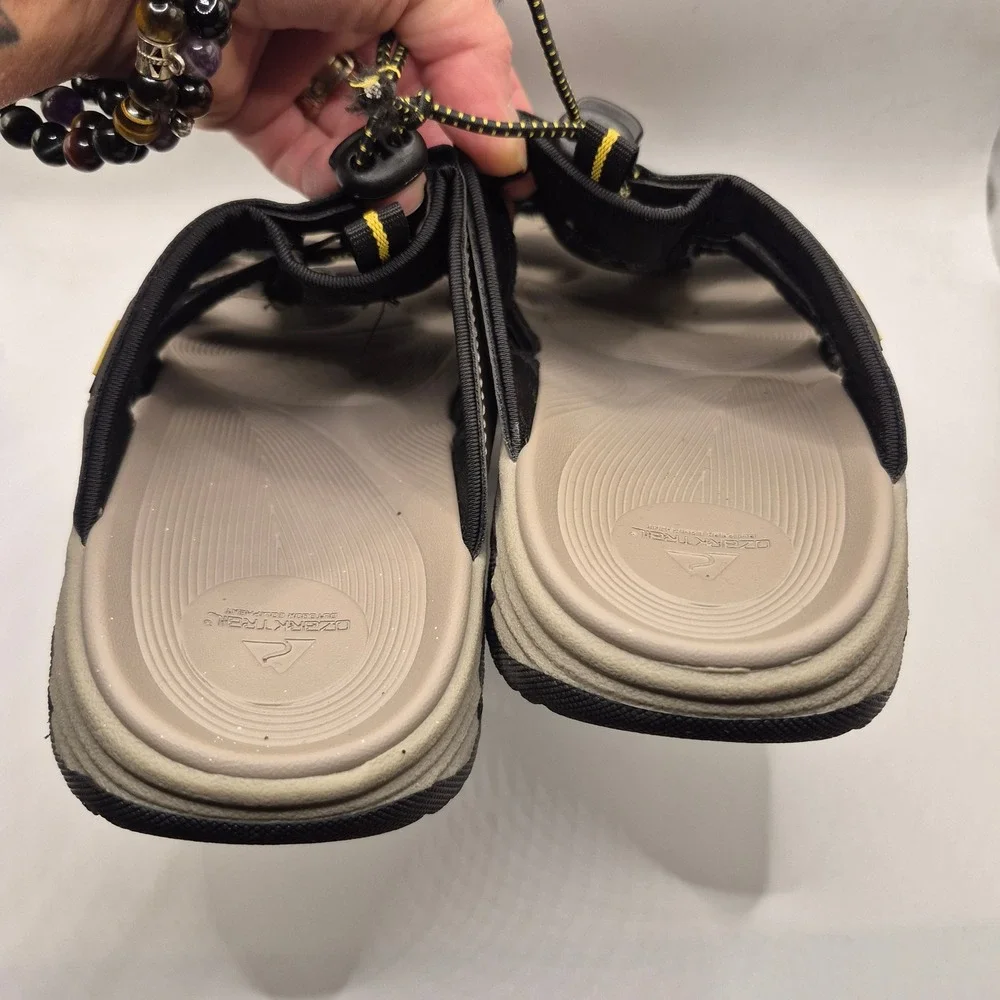 Ozark Trail Brown Fisherman Slide On‎ Sandals Men's Size 8 Outdoor Hiking